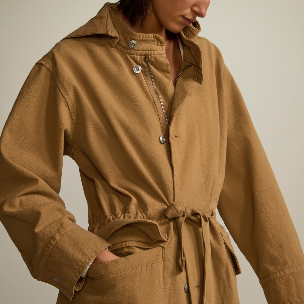 The Canvas Organic Cotton Parka | Cappuccino - Image 5