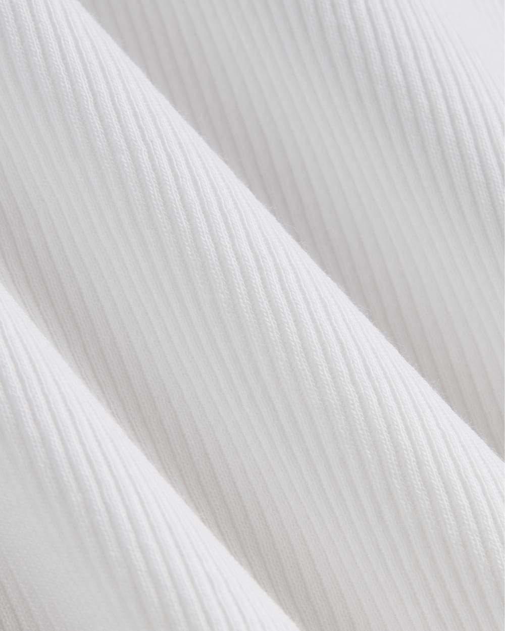 The Luxe Rib Funnel-Neck Tank | White - Image 6