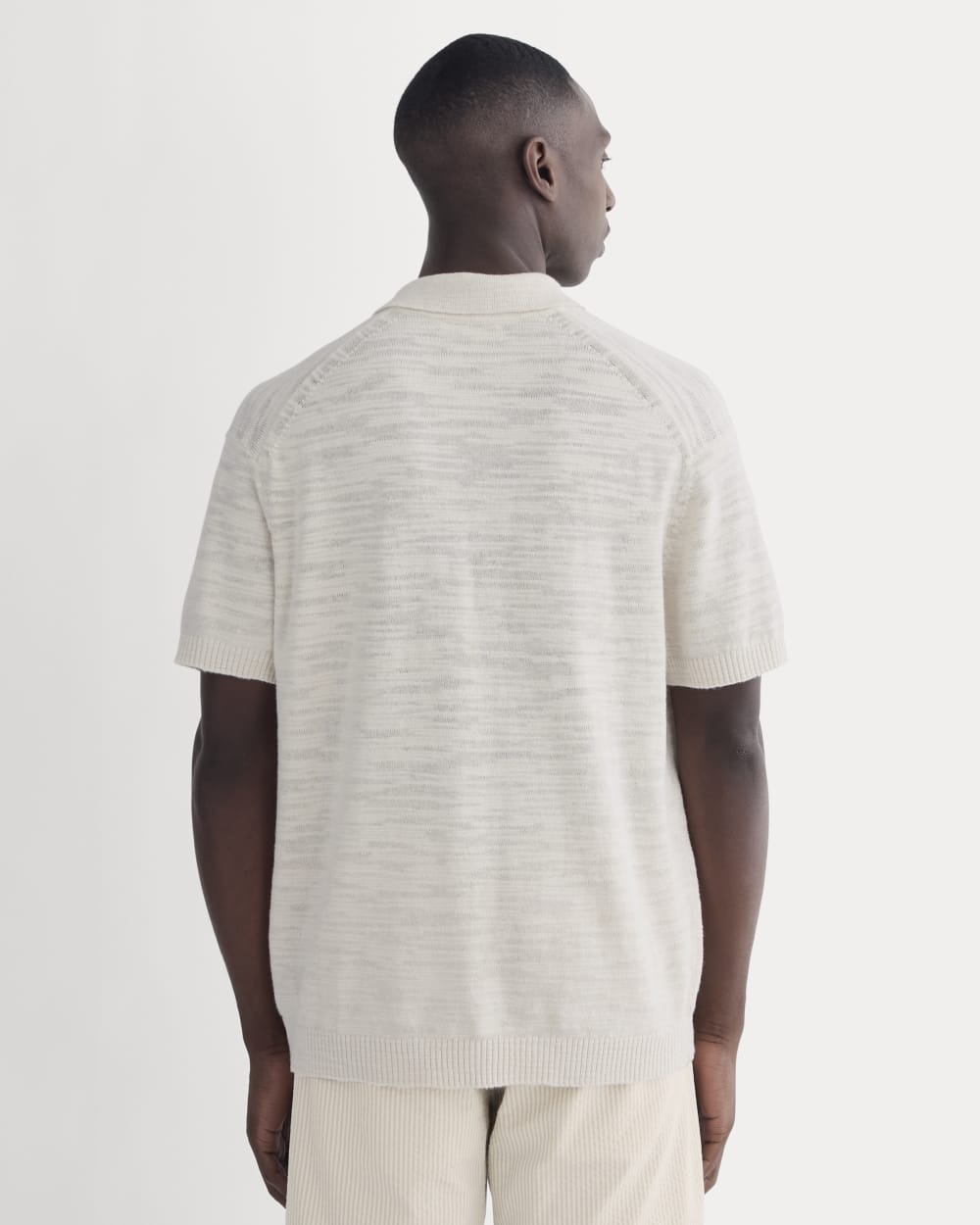 The Cotton Linen Polo | Birch - Image 5