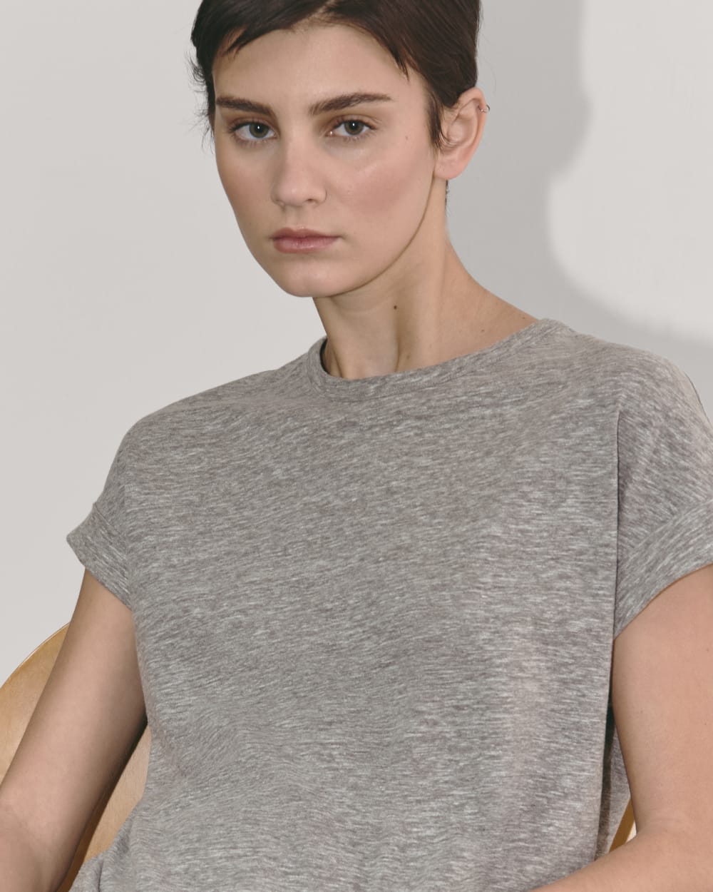 The Perform Tee | Heathered Grey - Image 4