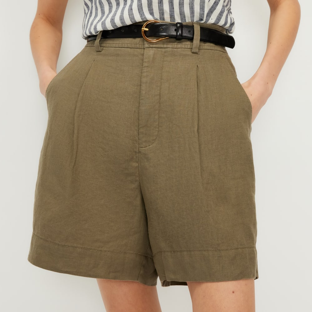 The Linen Way-High® Drape Short | Kalamata - Image 4