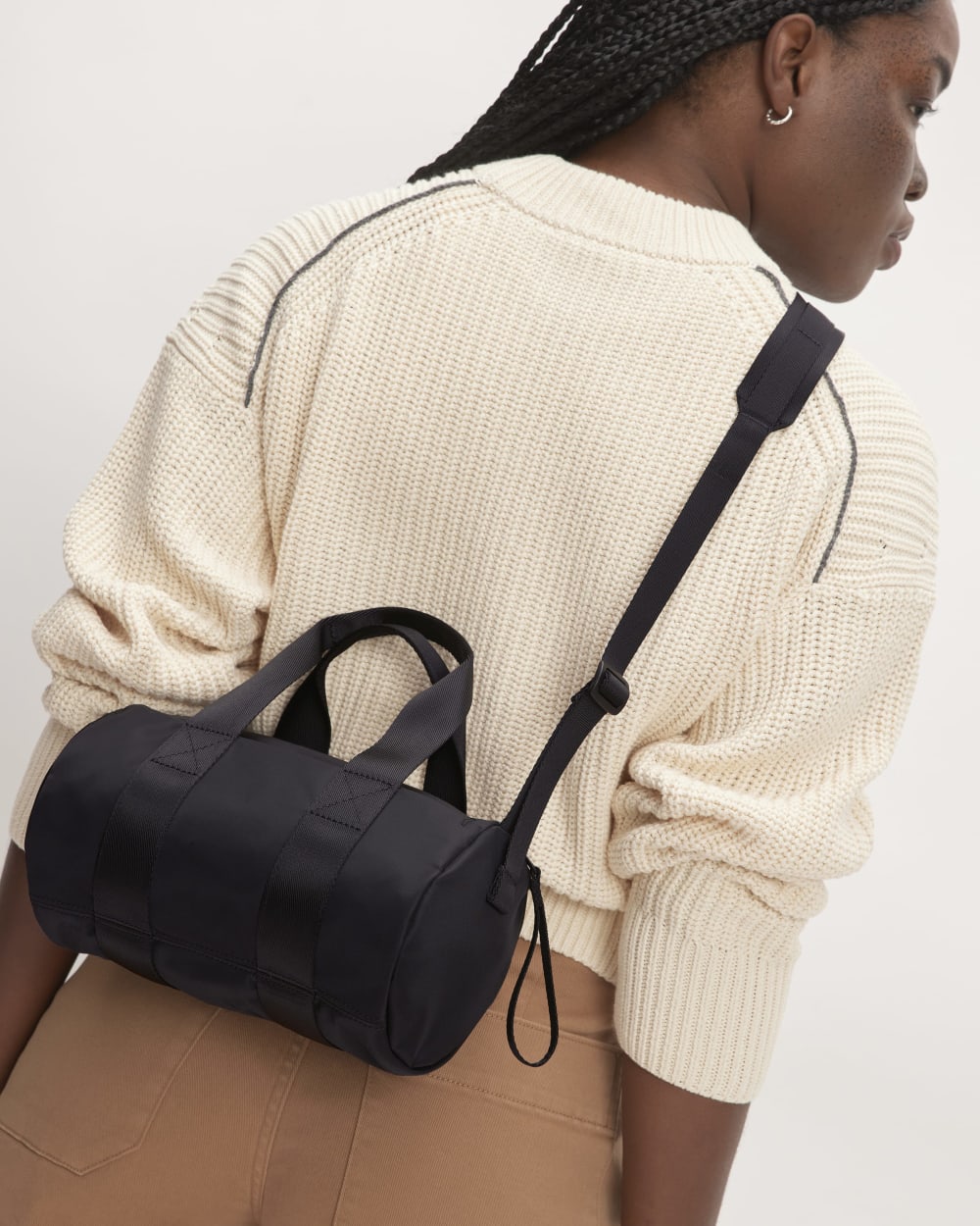 The Recycled Nylon Crossbody | Black - Image 4