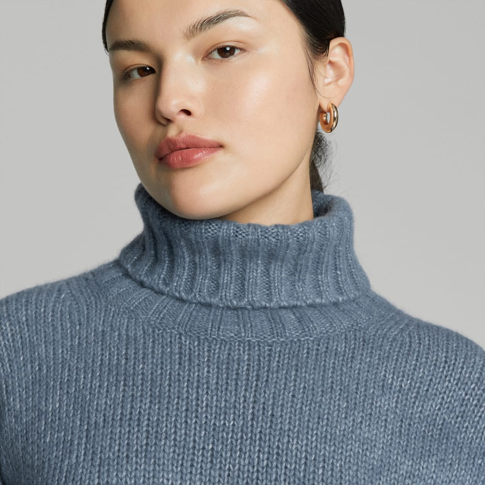 The Cloud Turtleneck | Faded Blue - Image 4