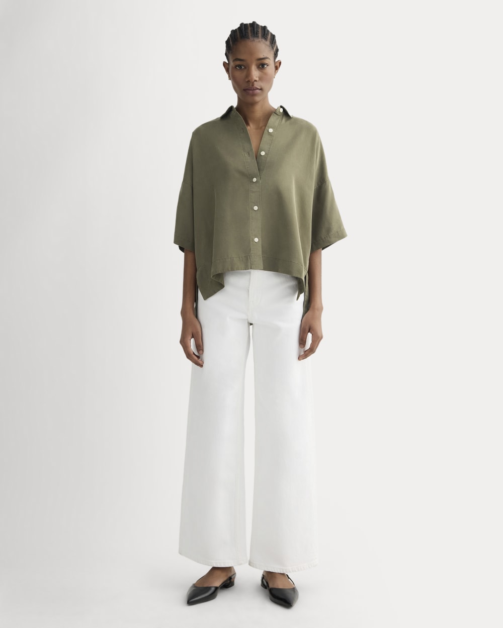 The Short-Sleeve Square Shirt in Butterlite | Kalamata - Image 3