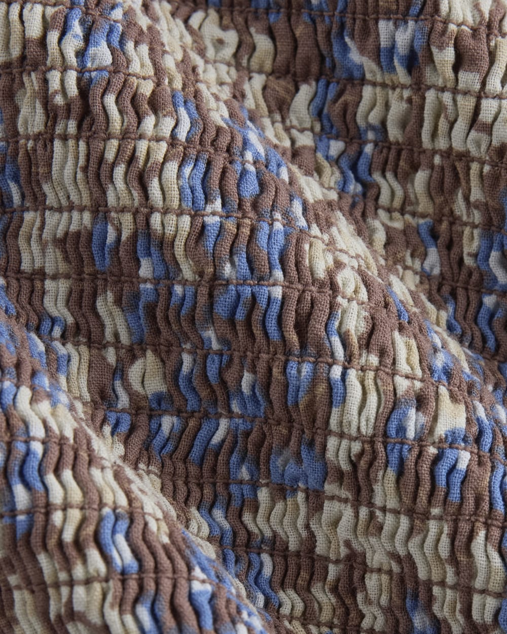 The Gauze Smocked Top | Mocha Floral - Image 6