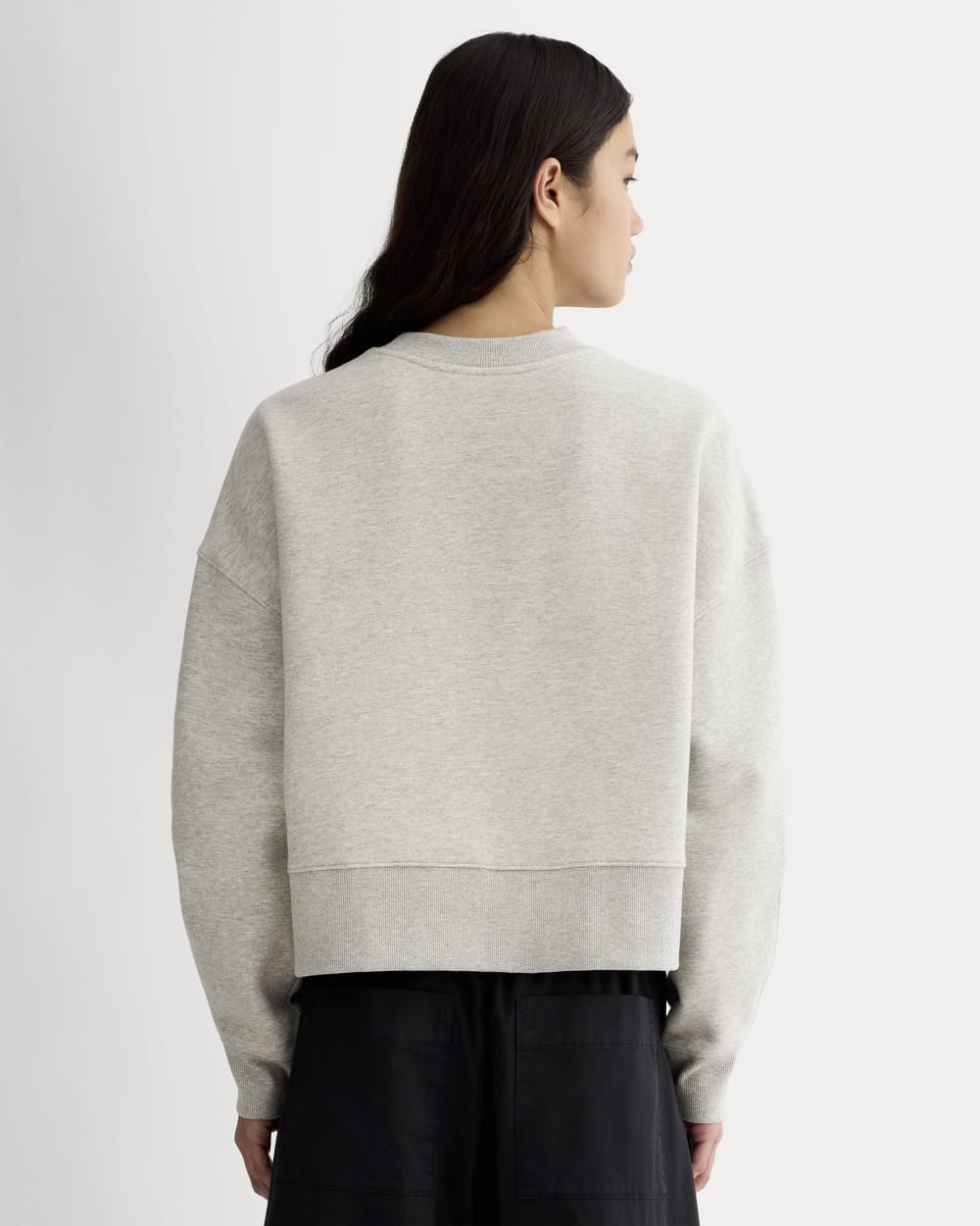 Luxe Fleece Sweatshirt | Heathered Grey - Image 5