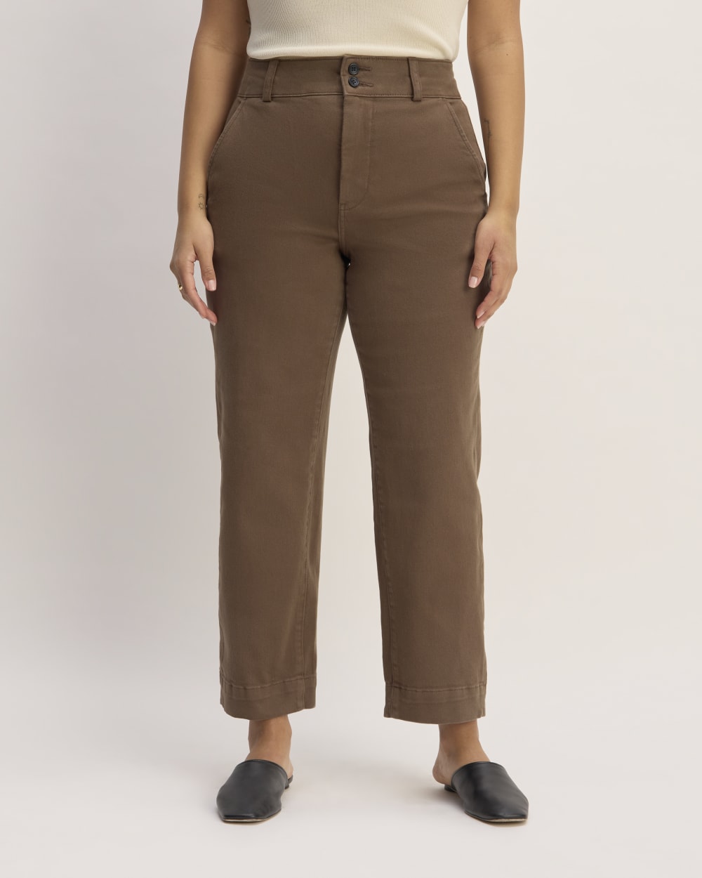 The Organic Straight-Leg Pant | Cocoa - Image 3