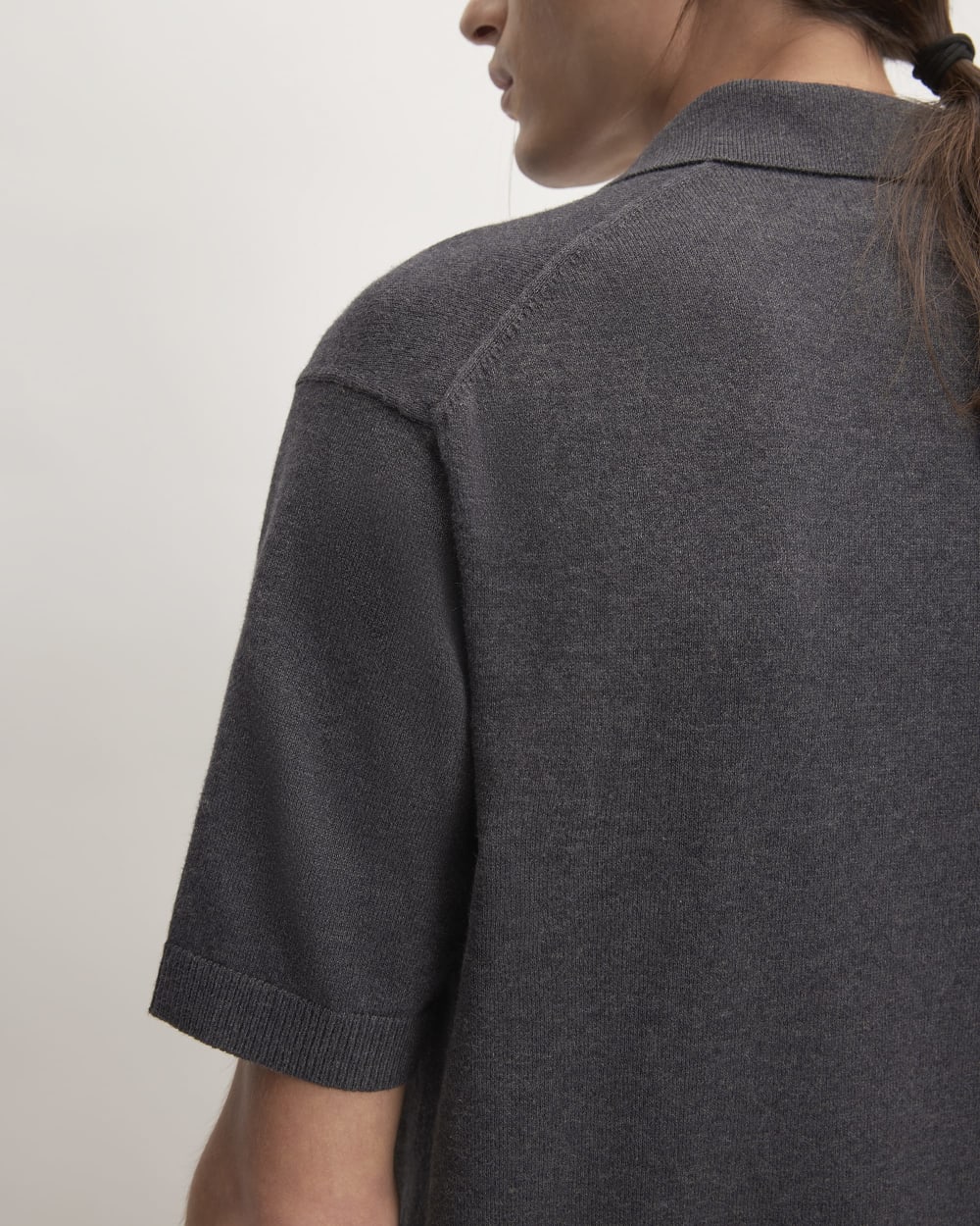 The No-Sweat Polo | Heather Ash - Image 5