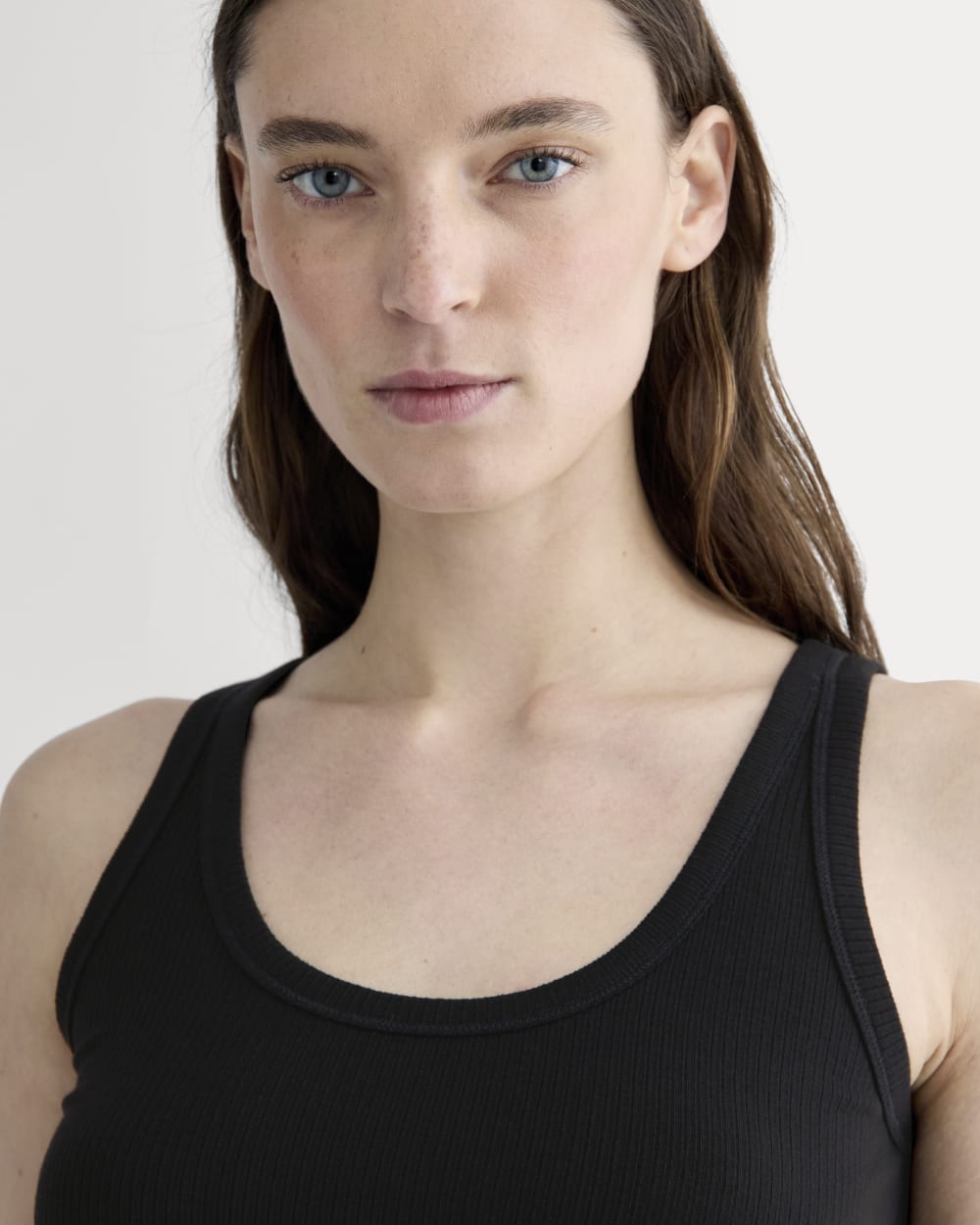 The Shimmy Scoop-Neck Tank | Black - Image 4