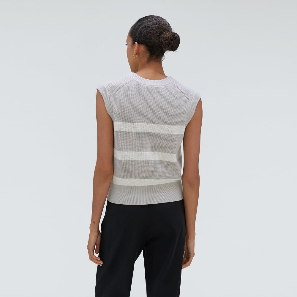 The Cotton Summer Sweater Tank | Moonlight Cloud / Canvas - Image 3