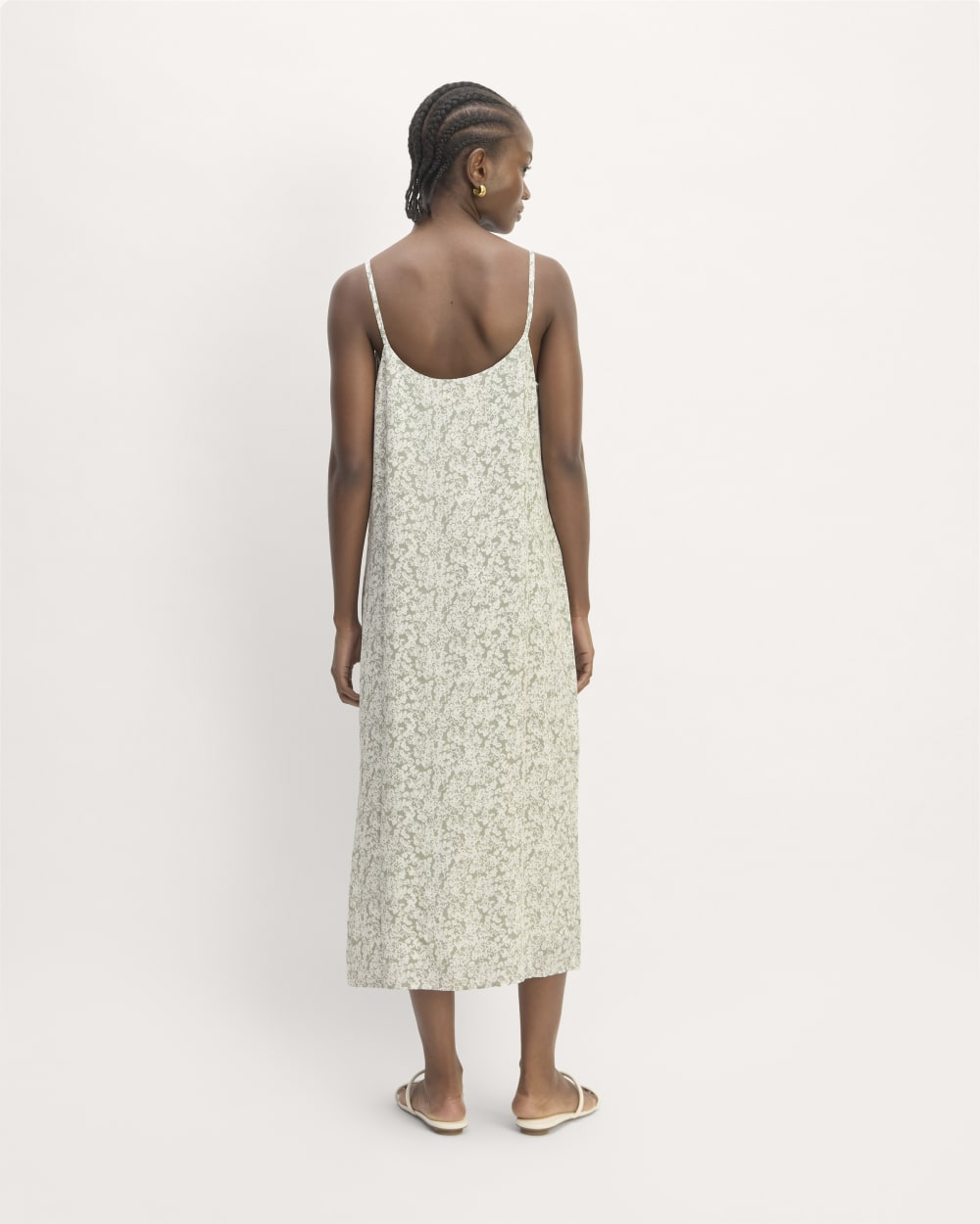 The Summer Slip Dress | Sage Mini Floral - Image 6