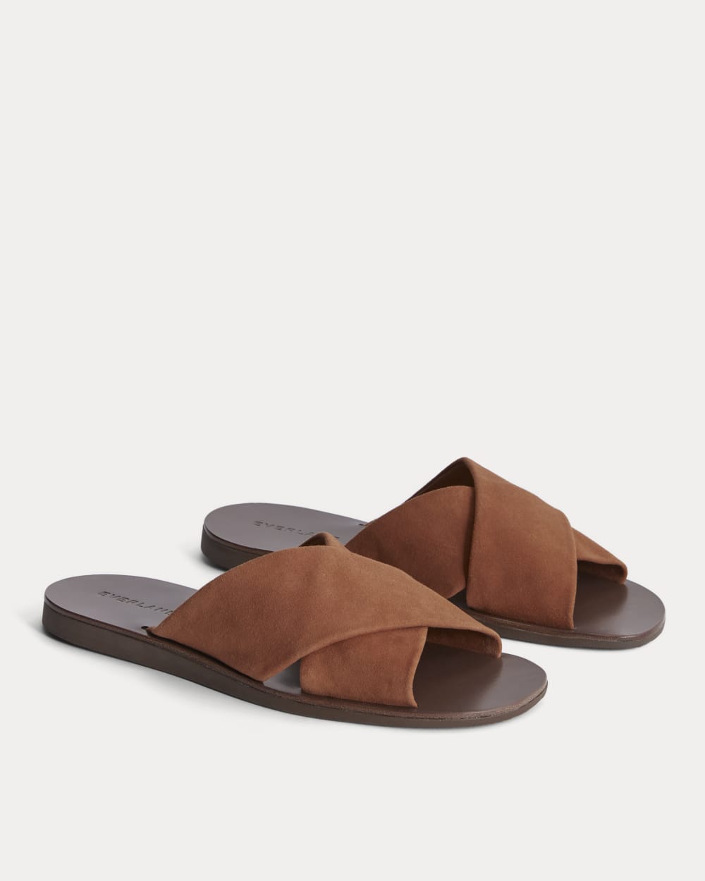 The Day Crossover Sandal | Saddle Brown Suede - Image 5