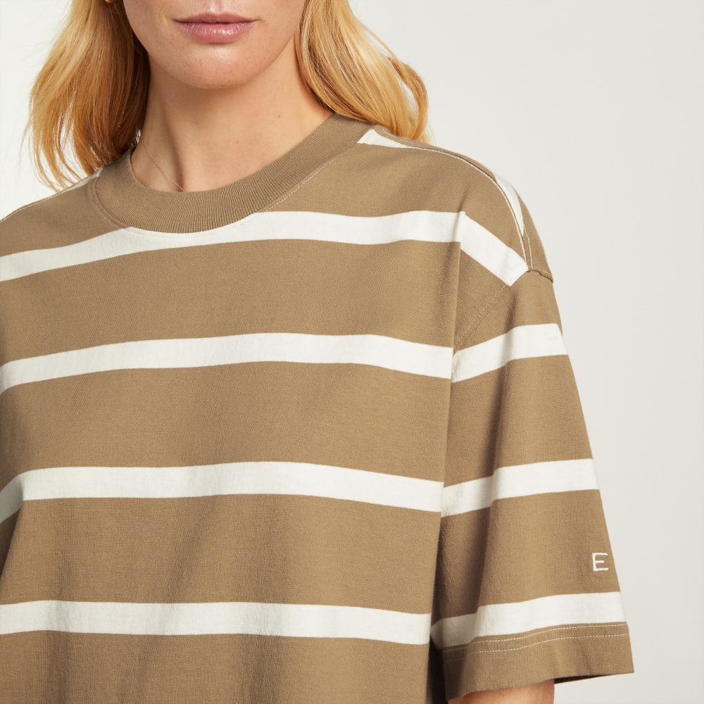 The Premium Weight Relaxed Tee | Iced Coffee / Tan - Image 5