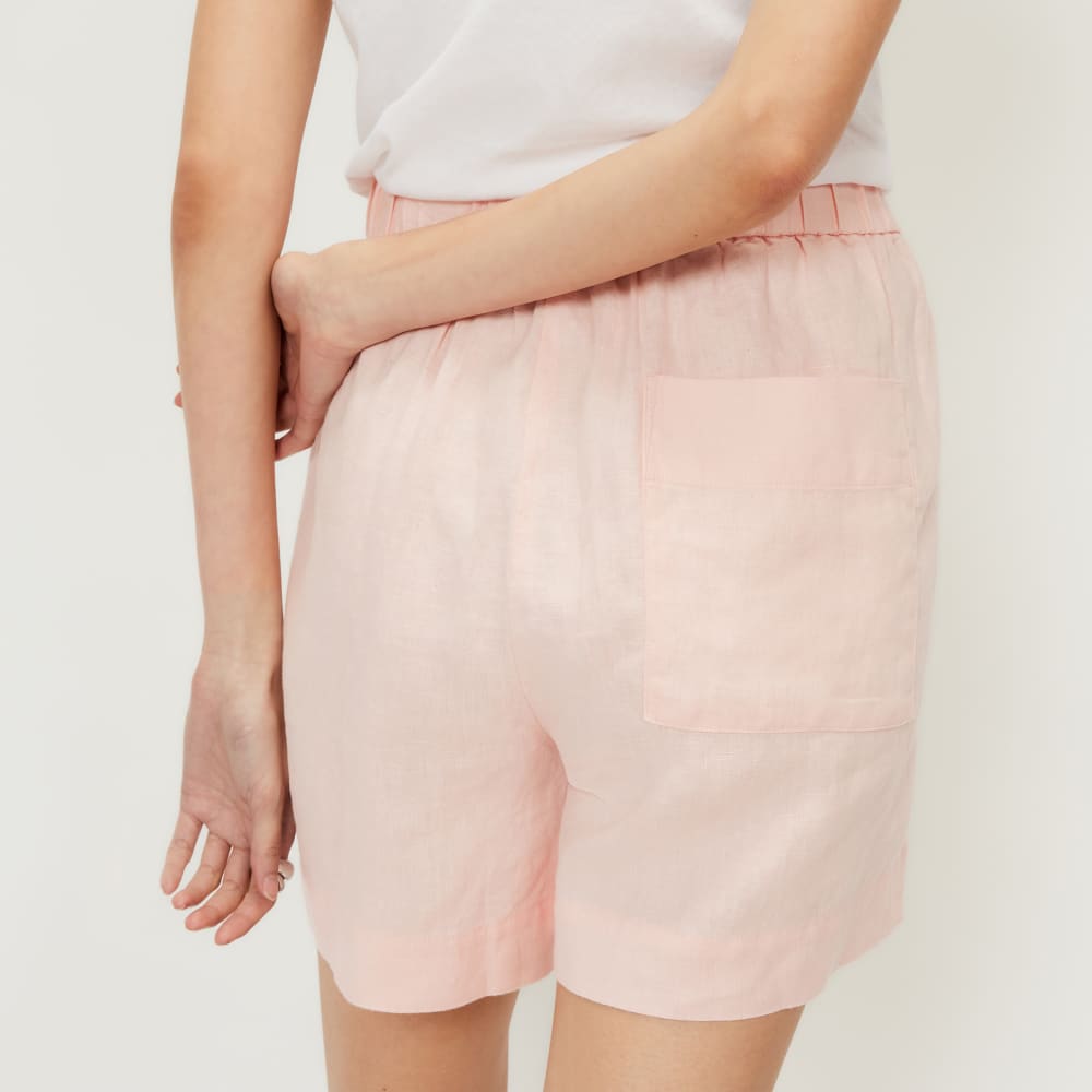 The Linen Boxer Short | Petal Pink - Image 5