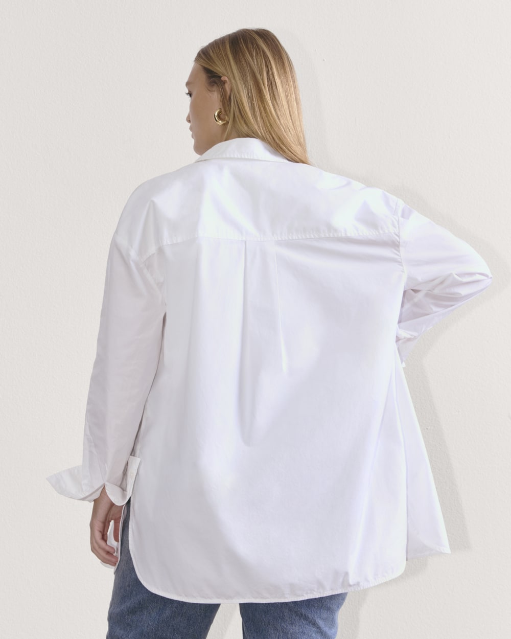 The Supima® Cotton Boyfriend Shirt | White - Image 6