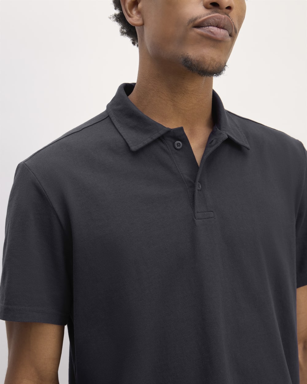The Premium Weight Short-Sleeve Polo | Deep Navy - Image 4