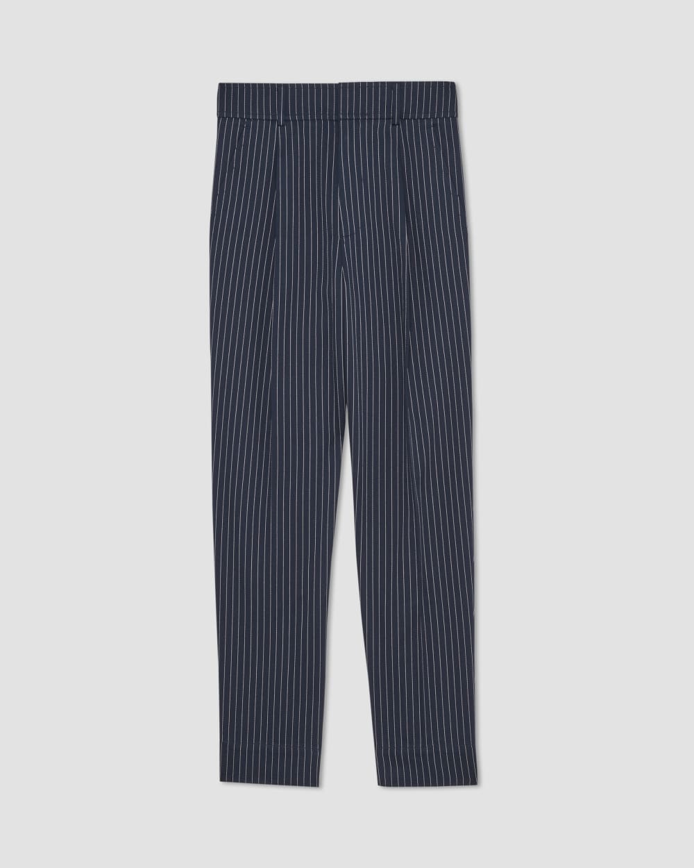 The Draper Tapered Pant in Buttersmooth | Navy / Bone - Image 2