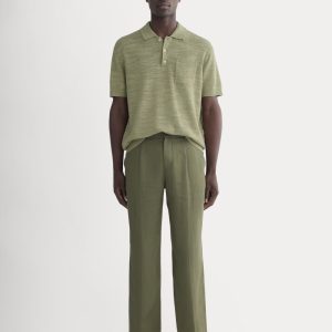 The Linen Pleated Trouser | Kalamata