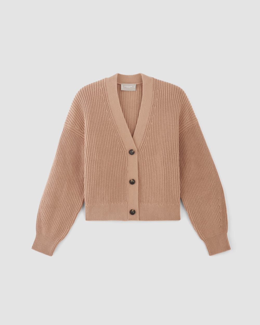 The Boxy Cardigan in Everyday Cotton | Blush Pink - Image 2