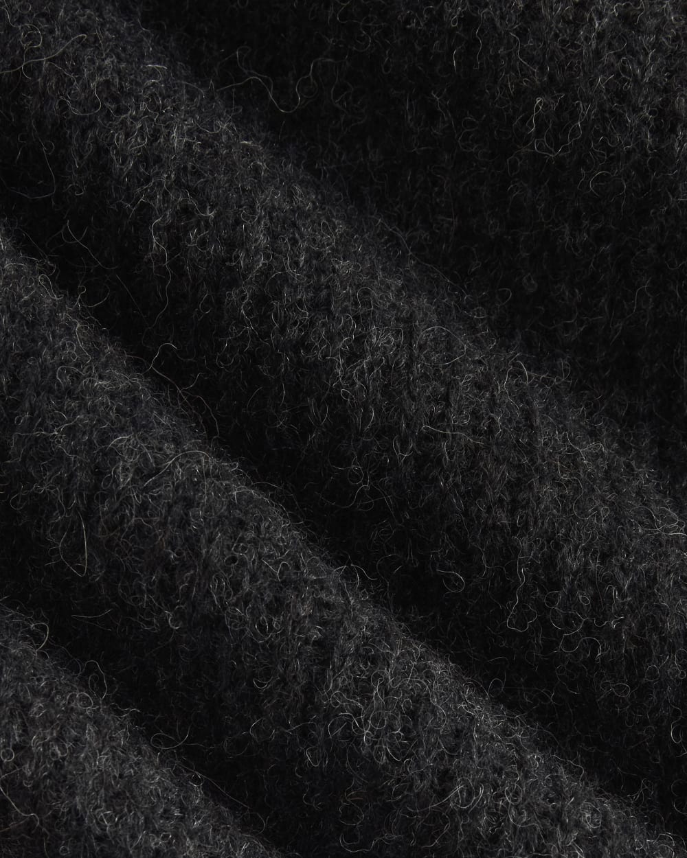 The Cocoon Crew in Alpaca | Heathered Black - Image 6