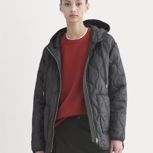 ReNew Quilted Hooded Liner | Black