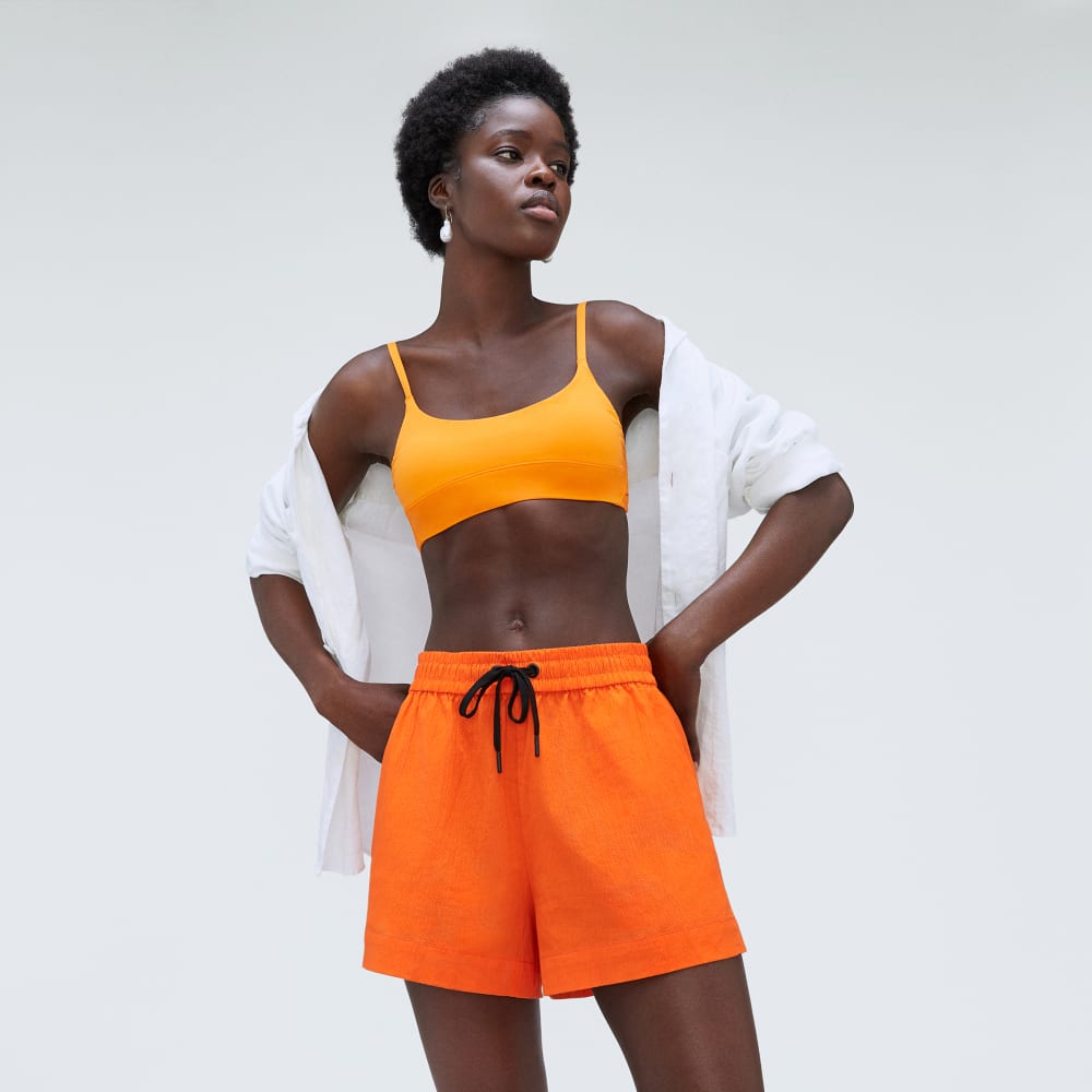 The Seersucker Boxer Short | Bright Orange - Image 5