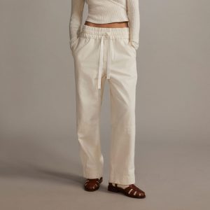 The Canvas Organic Cotton Pull-On Pant | Bone
