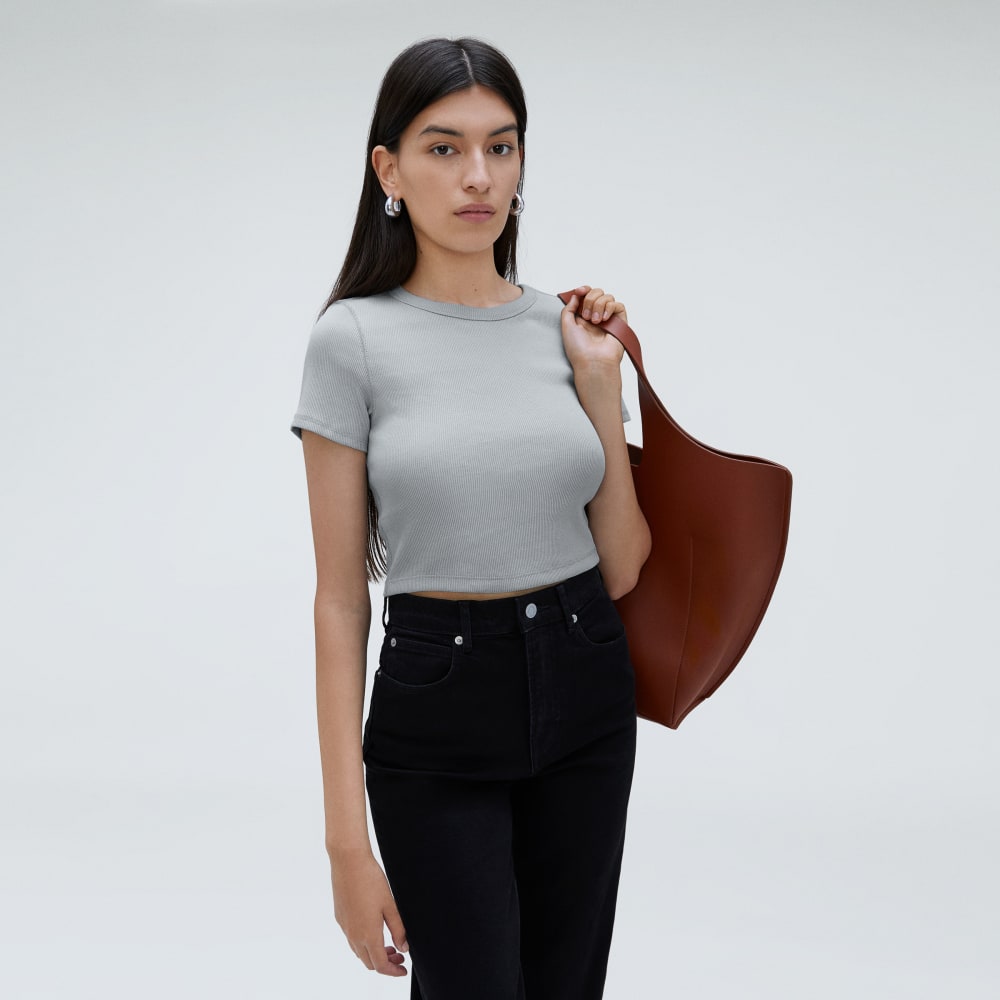 The '90s Rib Tee | Sky - Image 5