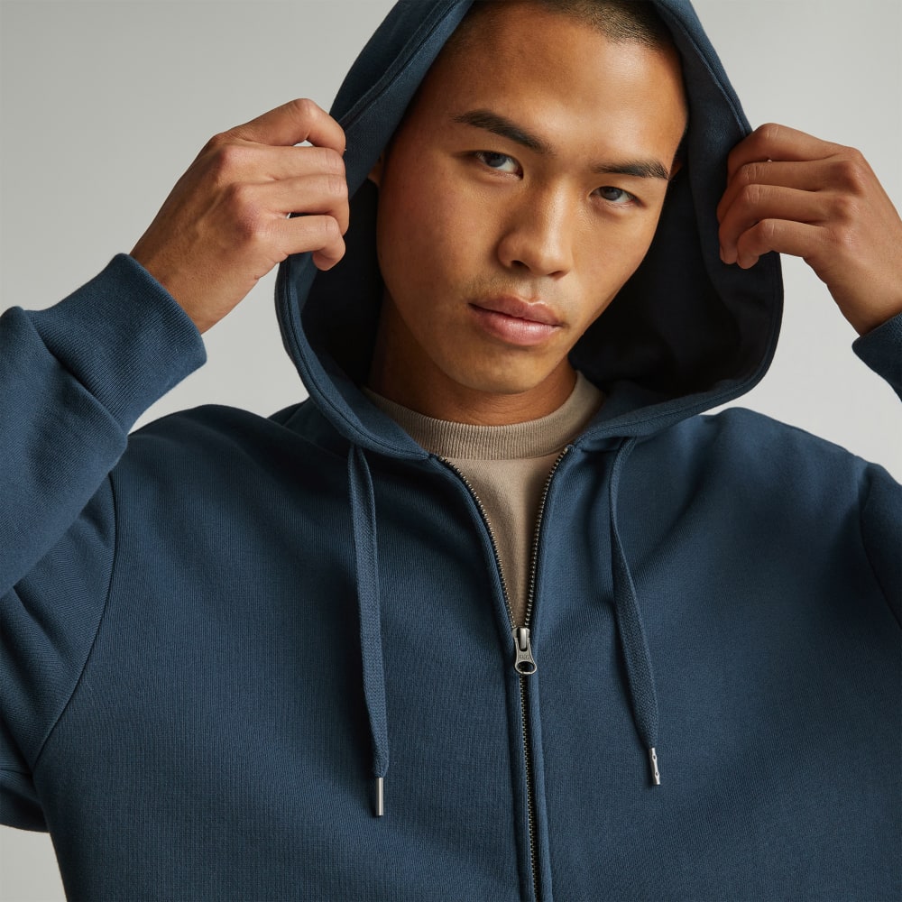 The Organic Track Full Zip | Kingfisher Blue - Image 4