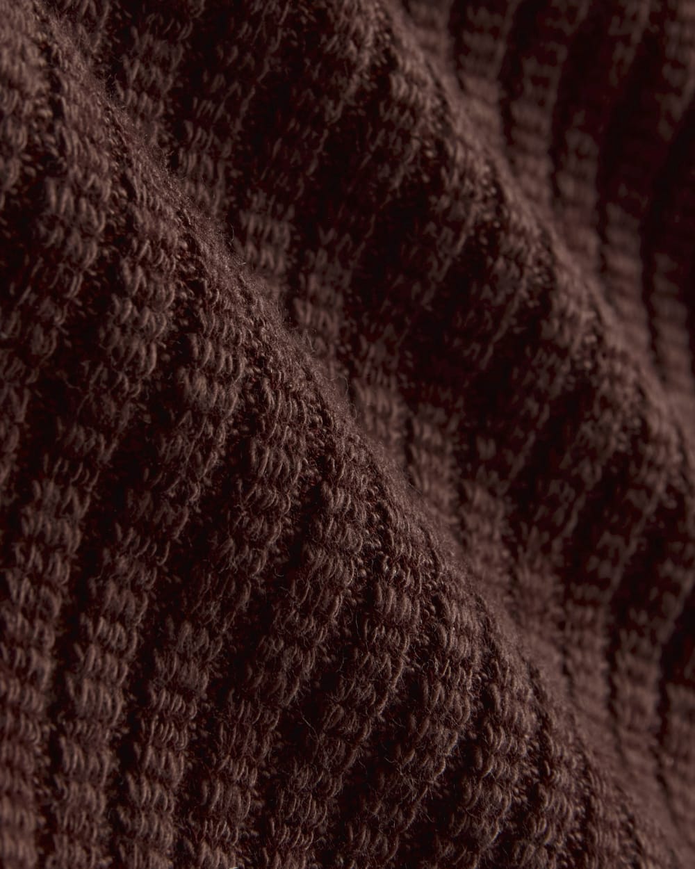 The Cozy Rib Funnel-Neck | Dark Mahogany - Image 6