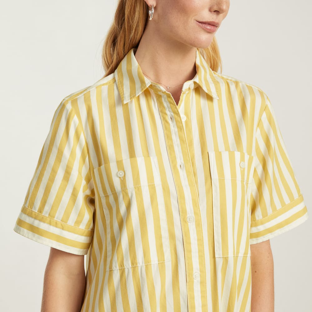 The Daytripper Dress | Cream Gold / Canvas - Image 2