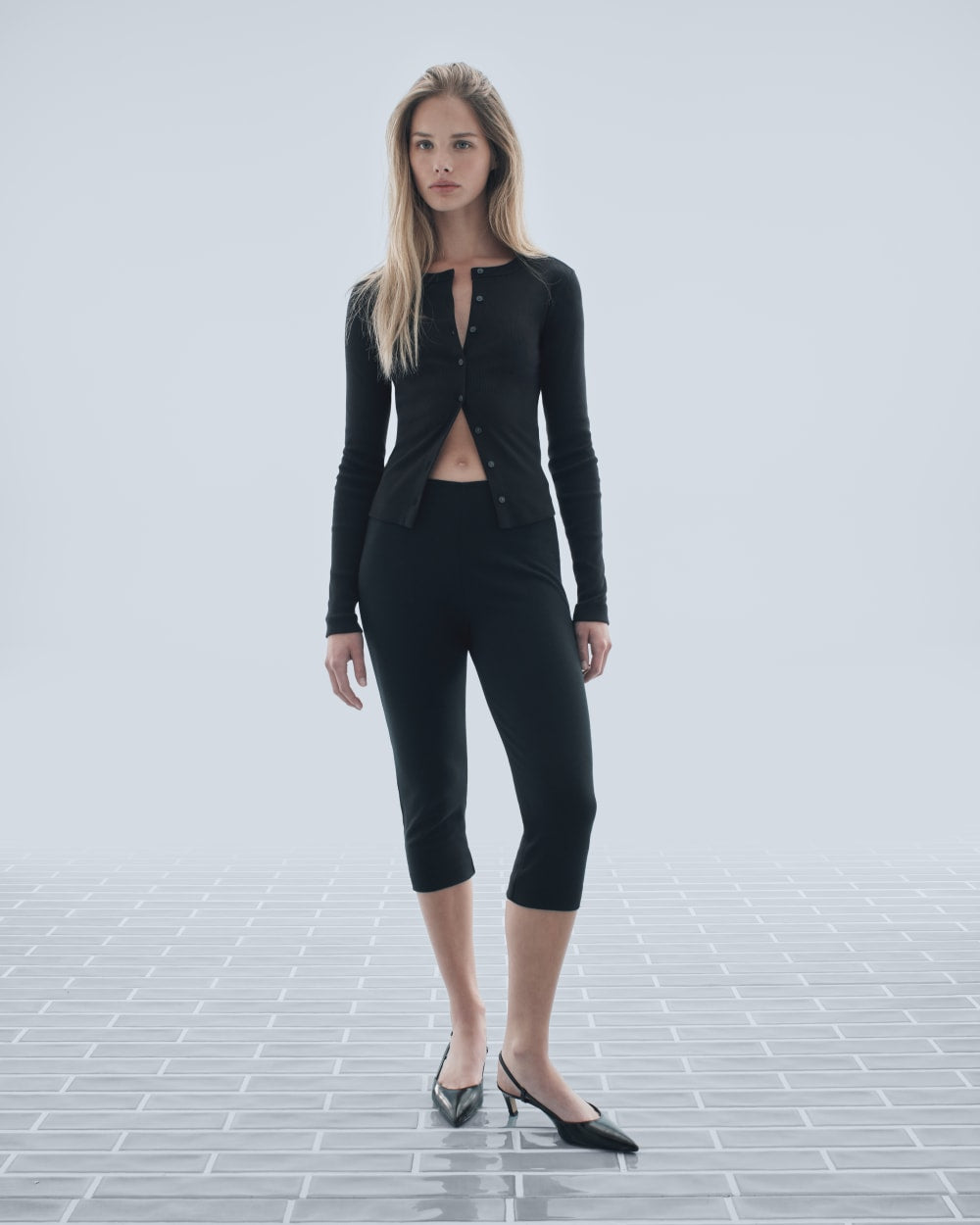 The Studio Slingback Heel | Black - Image 8