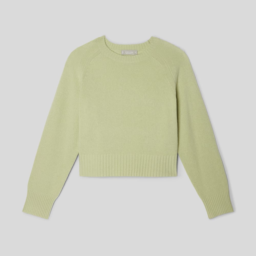 The Cashmere Boxy Crew | Seafoam Green - Image 2