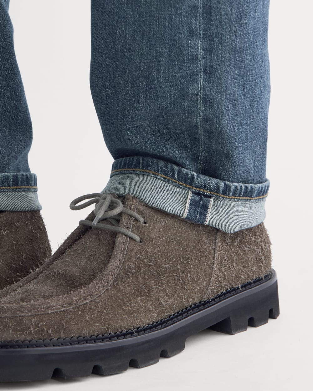 The Selvedge Straight Fit Jean | Drake Vintage Mid Wash - Image 5