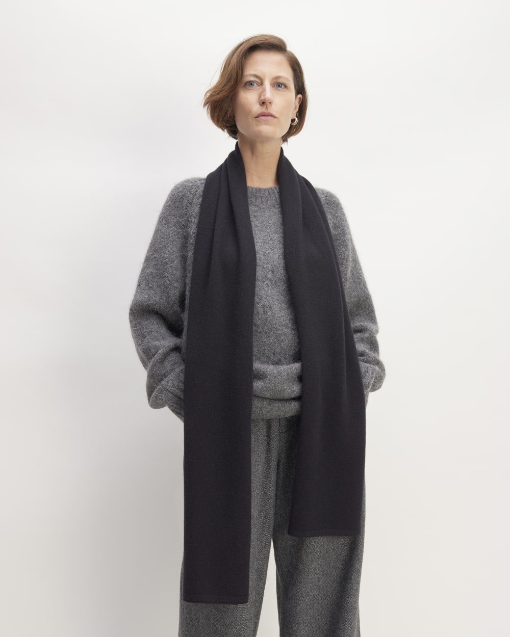 The ReCashmere Scarf | Black