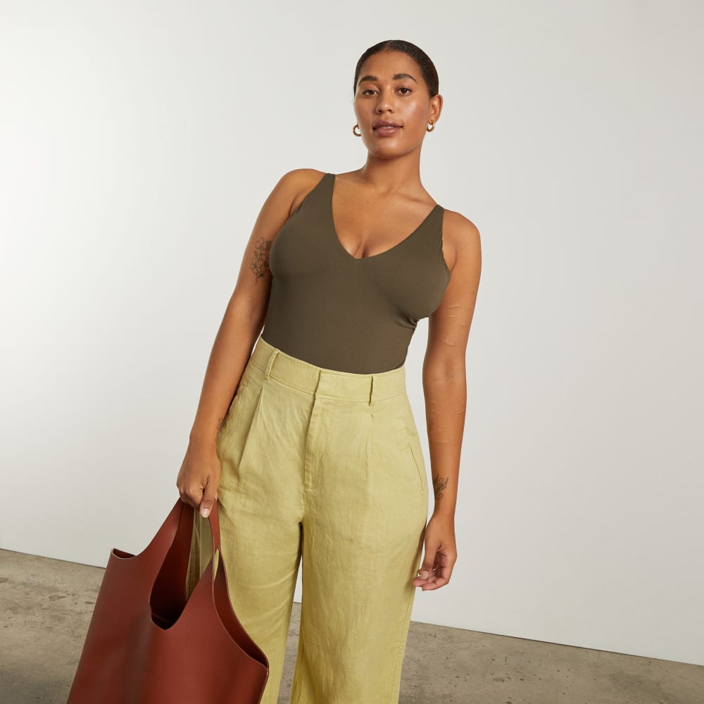 The V-Neck One-Piece | Beech - Image 6