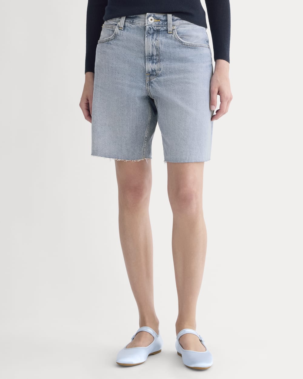 The OG Baggy Jean Short | Light Indigo - Image 3