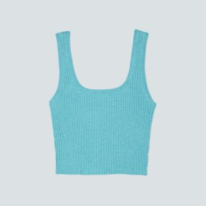 The Cotton-Merino Cami | Deep Turquoise
