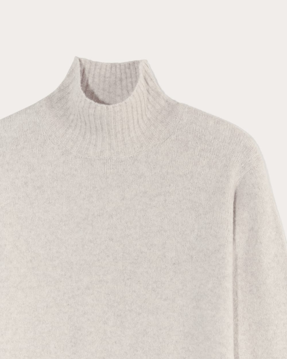 The Sweater Dress in Plush Cotton | Heathered Oat - Image 7