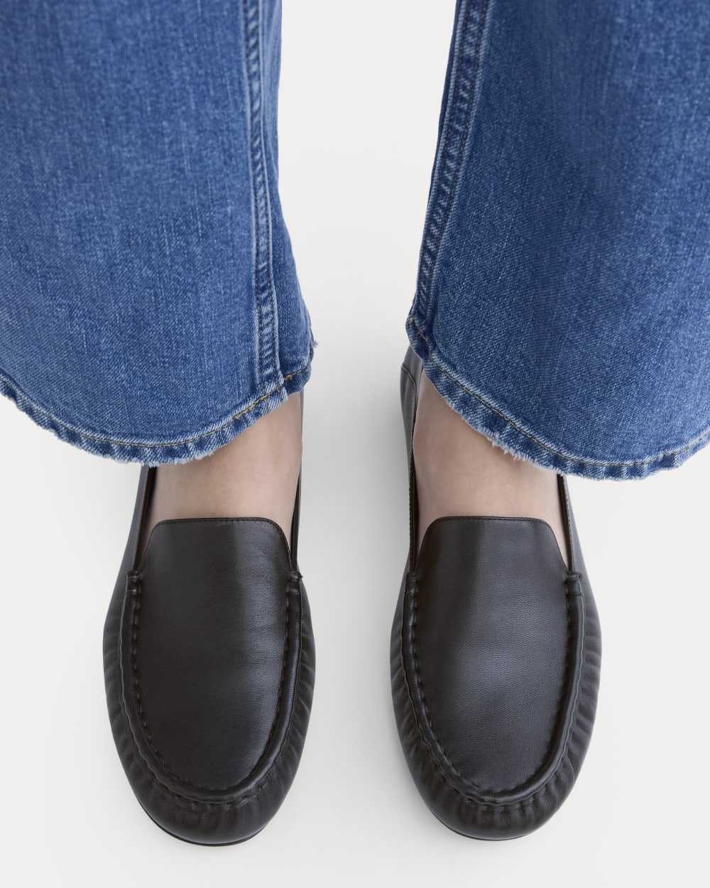 Leather Day Driver Loafer | Black - Image 4