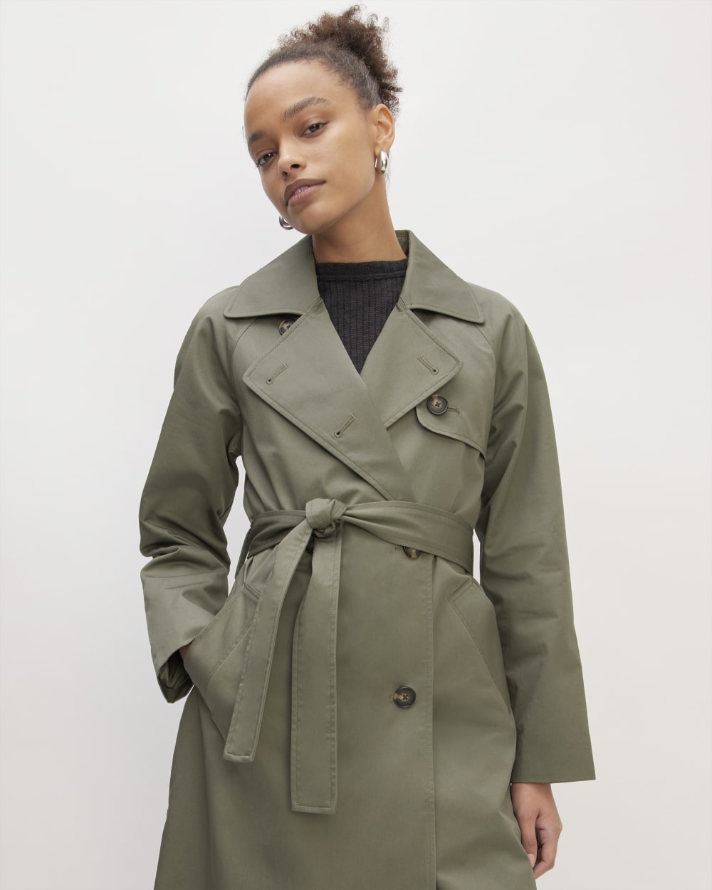 The Trench Coat | Pewter Green - Image 3