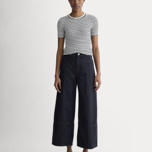 The Way-High® Gardener Cropped Jean | Dark Rinse