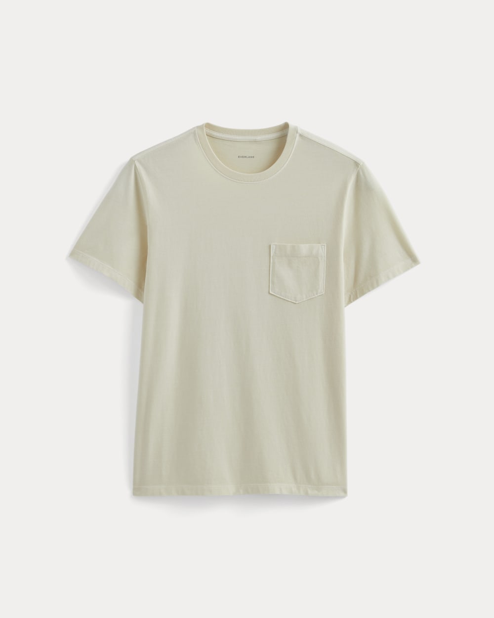 The Essential Organic Garment-Dyed Crew | Parchment - Image 2