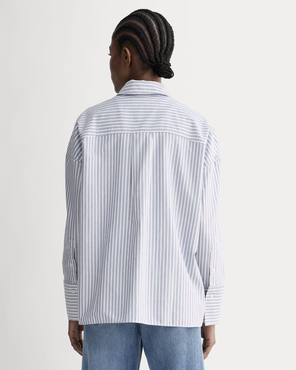 The Boxy Oxford | Bone / Mazarine Blue - Image 5