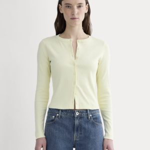 The Selfie Cardigan | Light Yellow