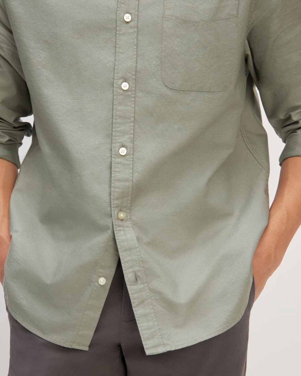 The Classic Oxford Shirt | Sage Green | Standard - Image 5