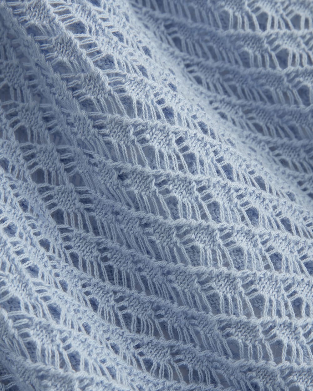 The Lace Knit Cardigan | Sky Blue - Image 6