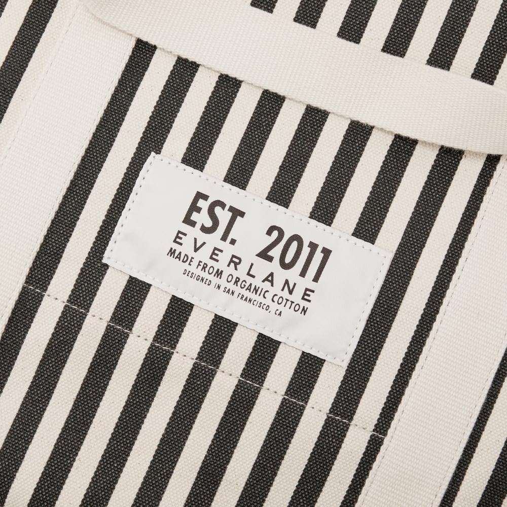 The Organic Canvas Weekender | Black / Bone - Image 6