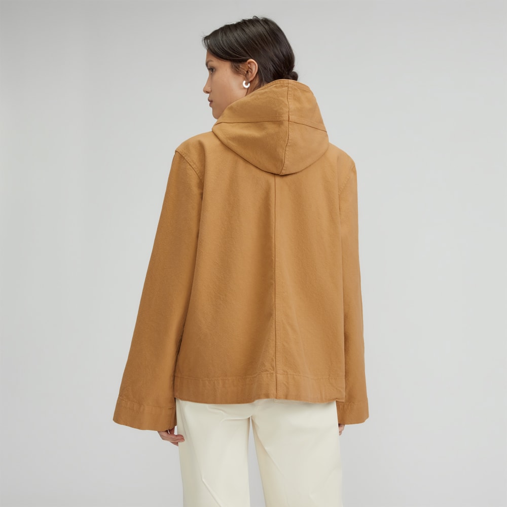 The Canvas Organic Cotton Anorak | Cappuccino - Image 3