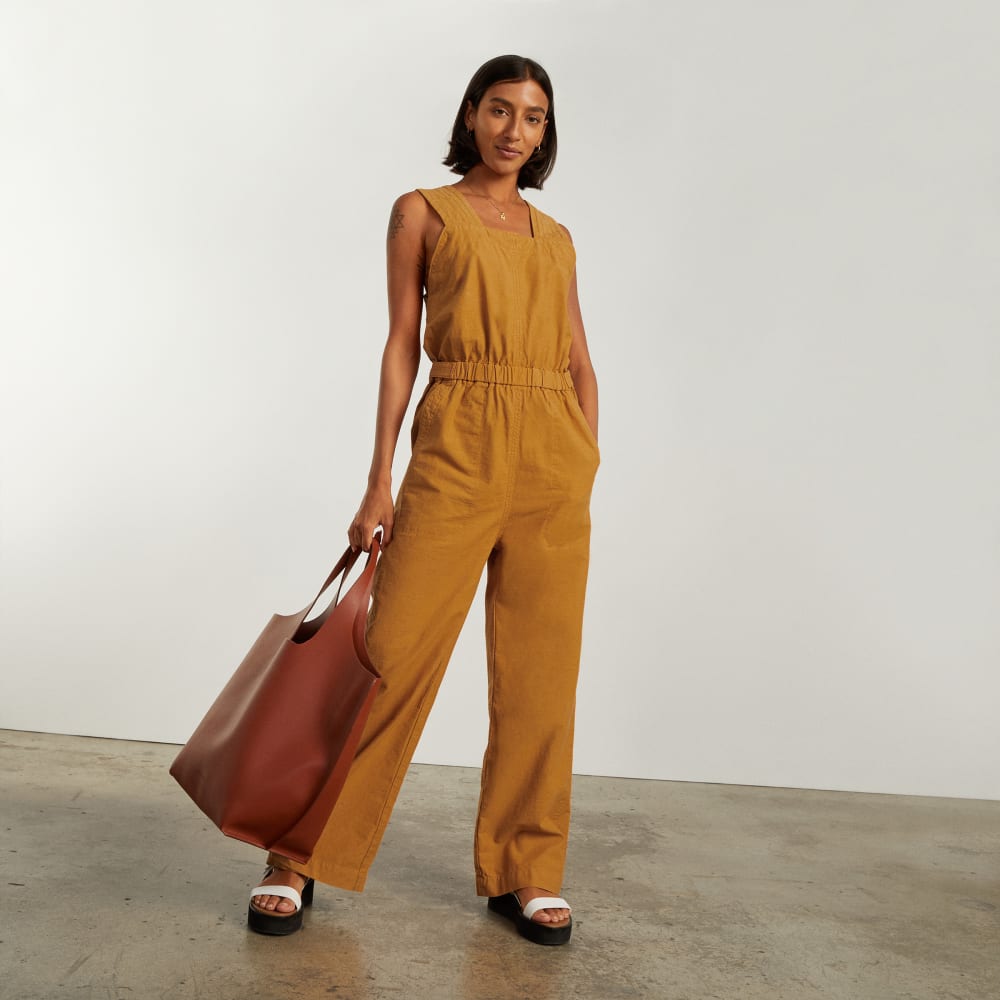 The Fatigue Apron Jumpsuit | Amber - Image 5